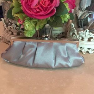 Beautiful satin evening bag clutch